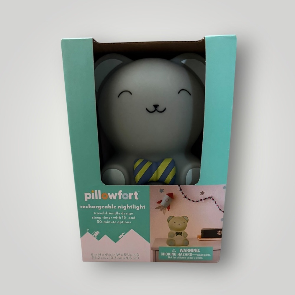 Pillowfort Rechargeable Nightlight Kids Gummy Bear Sleep Timer  Calming Travel